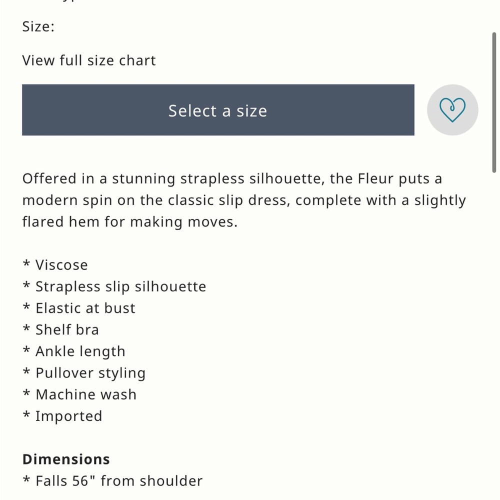 Anthropologie The Fluer light pink flower shell motif strapless silk maxi dress - Picture 4 of 5